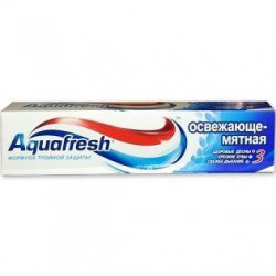 Зубная паста, Aquafresh (Аквафреш 3) 100 мл освежающе-мятная