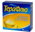 ТераФлю от гриппа и простуды, пор. д/р-ра д/приема внутрь 22 г №4 лимон