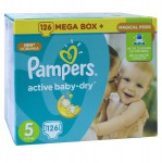 Подгузники, Pampers (Памперс) 11-18 кг №126 актив беби джуниор